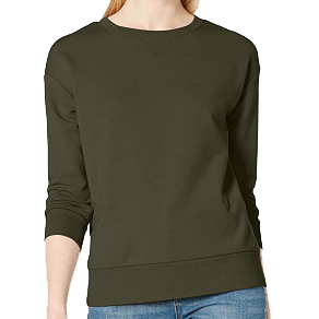 Fabrication pakistanaise couleur unie femmes sweats imprimé personnalisé décontracté respirant femmes sweat - Product Image 2