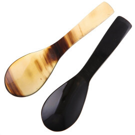 Ensemble de cuillères de luxe couleur noire, écologiques, compatibles lave-vaisselle, ustensiles à salade, cuisine domestique, fabriqué en Inde - Product Image 4