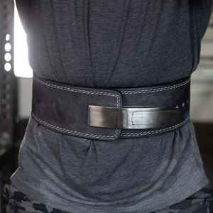 Ceinture de musculation tendance en acier inoxydable avec boucle à levier, logo personnalisé, 10 mm, pour squats, musculation, entraînements, soutien du dos, ceinture de powerlifting - Product Image 5