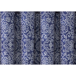 Tenda da Doccia Eva Longoria Adana Blu Taglia Unica, Stampa Digitale Moderna su Tessuto con Ganci per Uso Bagno - Product Image 2