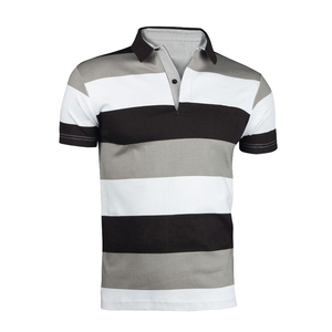 Vente en gros de polos en coton grande taille pour hommes à manches courtes tissu anti-rides respirant décontracté pour l'été Logo - Product Image 2