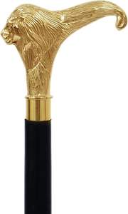 Bastón de Latón Resistente con Mango Cómodo para Viajes, Senderismo, Equilibrio para Personas Mayores - Product Image 3