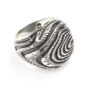 925 Sterling <b>Silver</b> Men's <b>Ring</b> Wise Tree Design Fine Jewelry for Everyday Wear Geometric Pattern Rhodium Plating <b>Set</b> Gemstone - Product Image 2