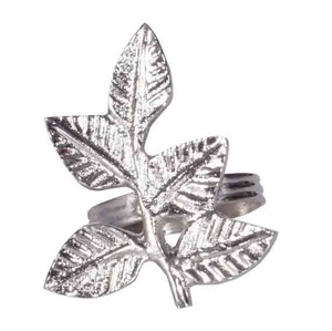 WEDDING DECORATIVE TABLE NAPKIN <b>RING</b> <b>HOLDER</b> LUXURY METALLIC GOLDEN LEAF NAPKIN <b>RING</b> METAL DESIGNER NAPKIN TISSUE <b>RING</b> PARTY - Product Image 3