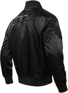 Veste bomber en satin pour homme, vente chaude, logo personnalisé, couleur personnalisée, vente en gros, veste en toile avec veste en satin de soie pour homme - Product Image 2