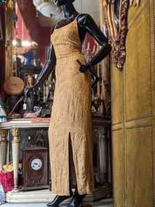 2025 élégant luxe broderie soirée robe de soirée pour les femmes Sexy côté fente robe de Cocktail antistatique droite Silhouette - Product Image 2