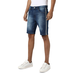 Pantalones cortos de mezclilla informales de calidad superior para hombre, pantalones cortos de moda lavados con diseño personalizado, pantalones directamente Bangladesh - Product Image 6