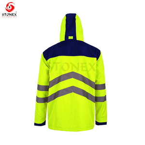 Vêtements de sécurité de haute qualité-Survêtement de travail avec pantalon réfléchissant OEM Survêtement de travail de haute qualité - Product Image 4