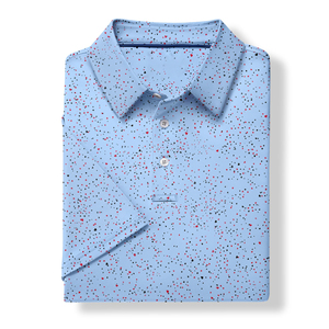 เสื้อโปโลผู้ชายสำหรับกอล์ฟ ประสิทธิภาพสูง ผลิตจากผ้าซับเหงื่อ ระบายอากาศได้ดี แขนสั้น สวมใส่สบาย - Product Image 5