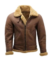 Blouson d'hiver pour homme en similicuir et fausse fourrure, style pilote, décontracté, avec fermeture éclair, chaud, pour l'extérieur, grande taille, OEM, pour moto, style urbain, chauffant et coupe-vent