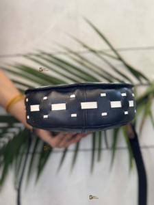 Sac à main de créateur Outillage Sculpture Sac à main élégant Sac à bandoulière en cuir véritable Épaule Ronde Motif à carreaux Sac pour femmes - Product Image 5