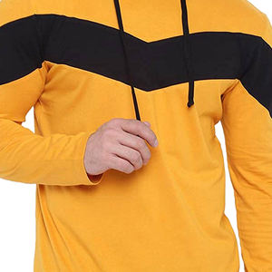 Sudadera con capucha transpirable para hombre más vendida Servicio OEM con estampado de diseño Liso teñido para el invierno - Product Image 5