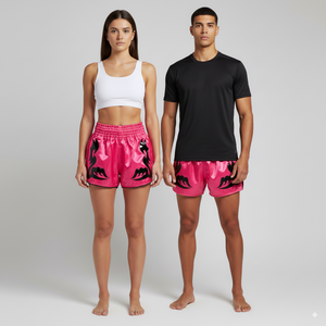 Short de combat de Muay Thai personnalisé OEM Short d'arts martiaux de boxe Short de Muay Thai personnalisé à la mode Vente en gros Fournisseur pakistanais - Product Image 6