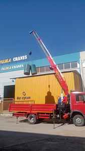 Grue Puma Grue mobile de haute qualité, capacité de 5 tonnes, montée sur camion, flèche télescopique avec composants de base neufs de Turquie - Product Image 4