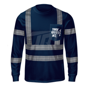 Ensemble de vêtements de travail pour électricien avec logo personnalisé Chemise à boutons de sécurité réfléchissante et durable en polyester durable à col ras du cou pour - Product Image 2