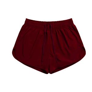 Shorts de sport pour hommes en maille ample décontractée à taille mi-haute, en satin uni, 100 % polyester, séchage rapide, vente en gros personnalisée - Product Image 3