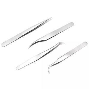 แหนบต่อขนตาแบบกำหนดโลโก้ได้เอง,แหนบขนตาหัวแหลมบรรจุภัณฑ์เคส Whit ปี2022Top - Product Image 1