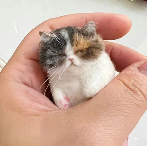 Llavero de Piel Sintética de Pata de Gato Realista, Hecho a Mano, de Tela No Tejida, Ligero, Duradero, Bonito Adorno para Bolsos de Animales (Pájaros y Perros) - Product Image 4