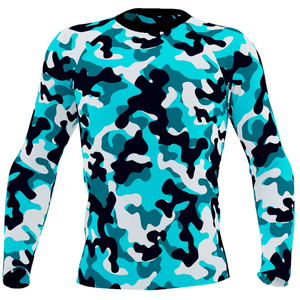 Camiseta de compresión para hombre, camiseta de manga larga negra, Camiseta larga informal transpirable de secado rápido para Fitness Skin - Product Image 5