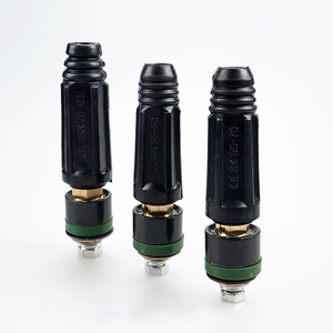 10-25 35-50 Tig Hàn nhanh chóng cắm nam/nữ đỏ/đen cao su & Brass hàn cáp kết nối cắm và ổ cắm - Product Image 3