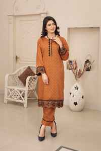 Kurtis hauts élégants pour femmes de qualité supérieure, 2 pièces, cousus, confortables, pour occasions spéciales, tissu ethnique indien/pakistanais en viscose - Product Image 2