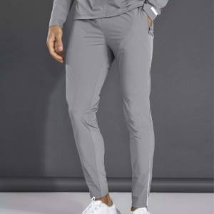 Pantalon de jogging léger pour homme, imprimé logo, coupe slim, décontracté, en molleton avec cordon de serrage, respirant - Product Image 6