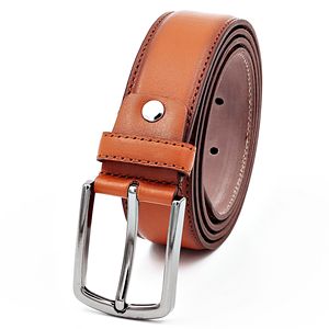 Cinturón de Diseñador Personalizado para Hombre Seker Ofisi, Cuero Vacuno Genuino Color Bronceado de Lujo, Hebilla Hecha a Mano, Accesorio de Negocios de Alta Moda - Product Image 2