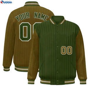 Veste universitaire unisexe slim pour homme BOBBIN INDUSTRIES, vente chaude, style baseball personnalisé, tissu en toile, polaire, grande taille, personnalisable - Product Image 1