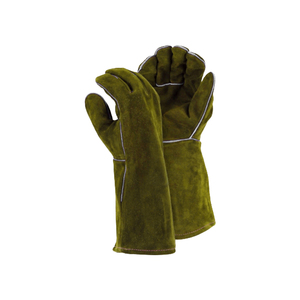 2025 nueva calidad guantes de soldadura de cuero pistola Palma en venta Anti-Corte antideslizante Gareding trabajo guantes de cuero Industrial para la venta - Product Image 4