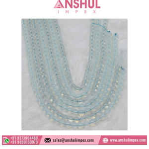 Perles rondes synthétiques opale brillante de 8mm, taille personnalisée pour la fabrication de bijoux - Product Image 3