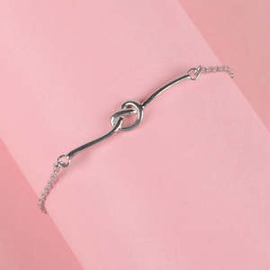 Bracelet à breloques en argent sterling 925 CLARA, élégant accessoire de bijouterie fine - Product Image 2