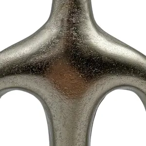 Elegante Jarrón de Metal Contemporáneo para Flores, Decoración, Jarrón de Flores Pulido Hecho a Mano, Centro de Mesa Decorativo Alto para Banquetes - Product Image 4