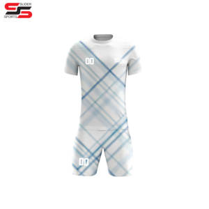 Conjunto de uniforme de fútbol sublimado en tallas juveniles y para adultos - Product Image 4