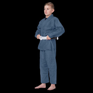 Venta caliente Unisex Karate Suit Última llegada Uniforme de entrenamiento para niños con función elástica Precio Karate Jiu Jitsu Kimono - Product Image 3