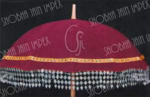 Paraguas ceremonial tradicional para decoración de festivales y bodas - Product Image 2