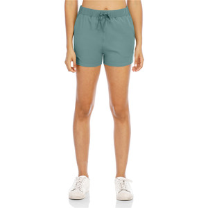 Aoyema Short de survêtement d'été élégant à taille haute pour femme, survêtement à séchage rapide, entraînement de motard, fitness athlétique, fermeture à cordon - Product Image 4