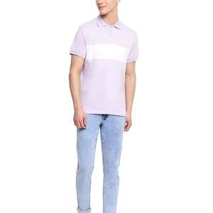 High Quality Classic 100% Cotton for Polo <b>Shirt</b> <b>Pocket</b> Bomber Neck Collar Slim Fit Embroidery Breathable Casual Style Solid - Product Image 1