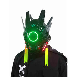 หน้ากากเทคแวร์สไตล์ไซเบอร์พังก์ เครื่องประดับเสื้อผ้าแนวล้ำยุค - Product Image 2