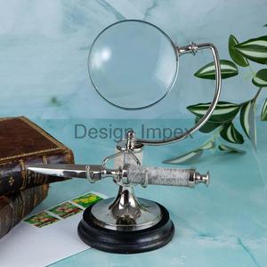 Métal Artisanat Serviette Loupe À La Main Personnalisé Tour Pilier Loupe Intérieur Objet Décoratif Maison Bureau Décoration - Product Image 3
