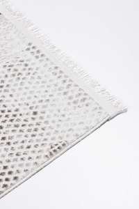 Alfombra de terciopelo marrón visón de poliéster lavable de 10 mm con diseño abstracto de patchwork, base antideslizante, moderna, turca, venta al por mayor, tamaño personalizado - Product Image 3