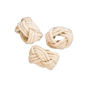 Wholesale Handmade Creative White Rope Woven Napkin <b>Ring</b> From <b>Indian</b> Exporter - Product Image 5