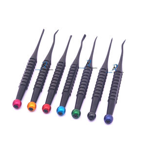 Ensemble PDL dentaire Élévateurs radiculaires à revêtement en céramique Instruments en acier inoxydable pour la séparation des ligaments parodontaux et l'extraction des dents - Product Image 1