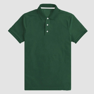 Summer 200Gsm Cotton Men Polo T Shirts 2022 Round Neck Short Sleeve Tee-Shirt - Product Image 4