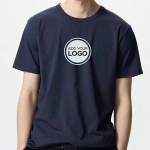 T-shirts graphiques surdimensionnés imprimés personnalisés pour hommes AIRism lavage à l'acide coton surdimensionné col rond t-shirt - Product Image 5