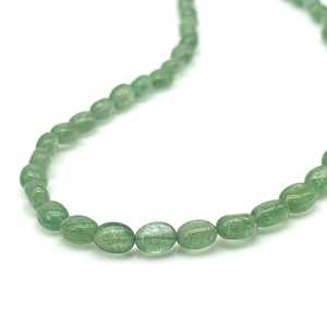 Fresh Harvest <b>Green</b> Strawberry <b>Beads</b> <b>Necklace</b> Natural Polished Gemstone Strand For Elegant Handmade Jewelry And Vibrant Style - Product Image 3