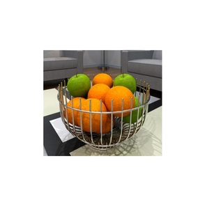 Attractive Design Round Shape Fruit <b>Basket</b> Kitchen Accessories Finest Quality Metal <b>Wire</b> Fruit <b>Basket</b> by Apar Decor Suppliers - Product Image 1