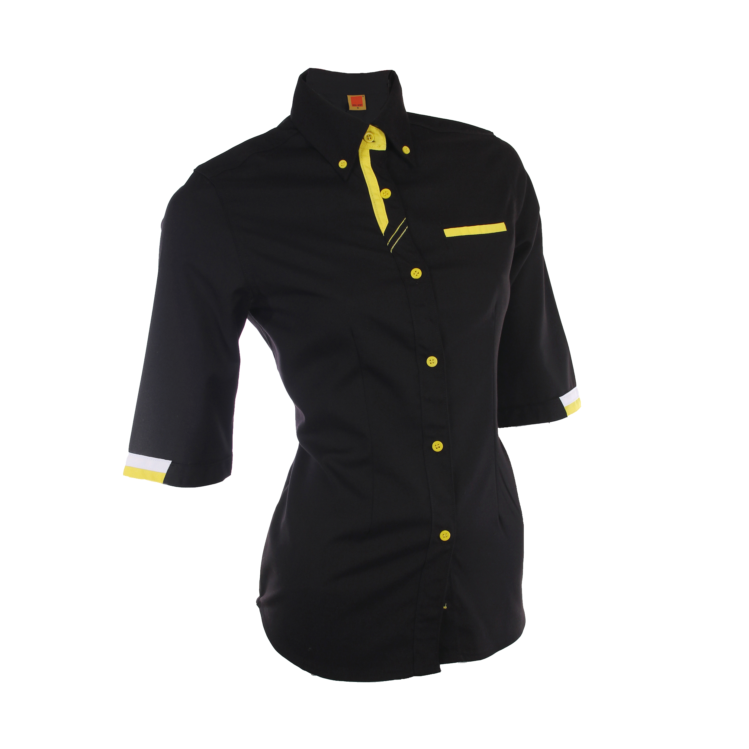 Black / Golden Yellow / White