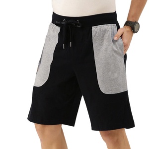 High Street Style Men's Solid Polyester/Cotton Quick Dry Breathable Plus Size Shorts OEM Service Custom Brand - Product Image 1