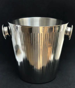 Venta al por mayor de cubo de champán de metal de acero inoxidable de doble pared para fiestas de Bar-Soportes de refrigeradores para bañeras de bebidas - Product Image 2