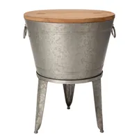 Seau à boisson design de luxe en acier inoxydable pour fête, bar à domicile, hôtel, bière, vin, champagne, glace, porte-bouteille en gros